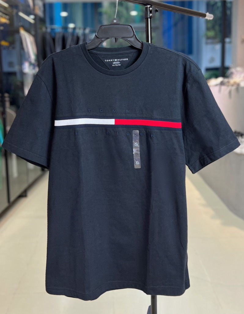 áo TOMMY HILFIGER ESSENTIAL FLAG LOGO Black 7849807 065