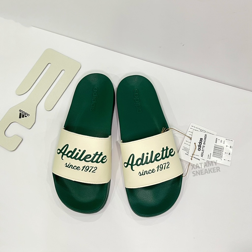 Dép Adilette Retro Green White GW8749