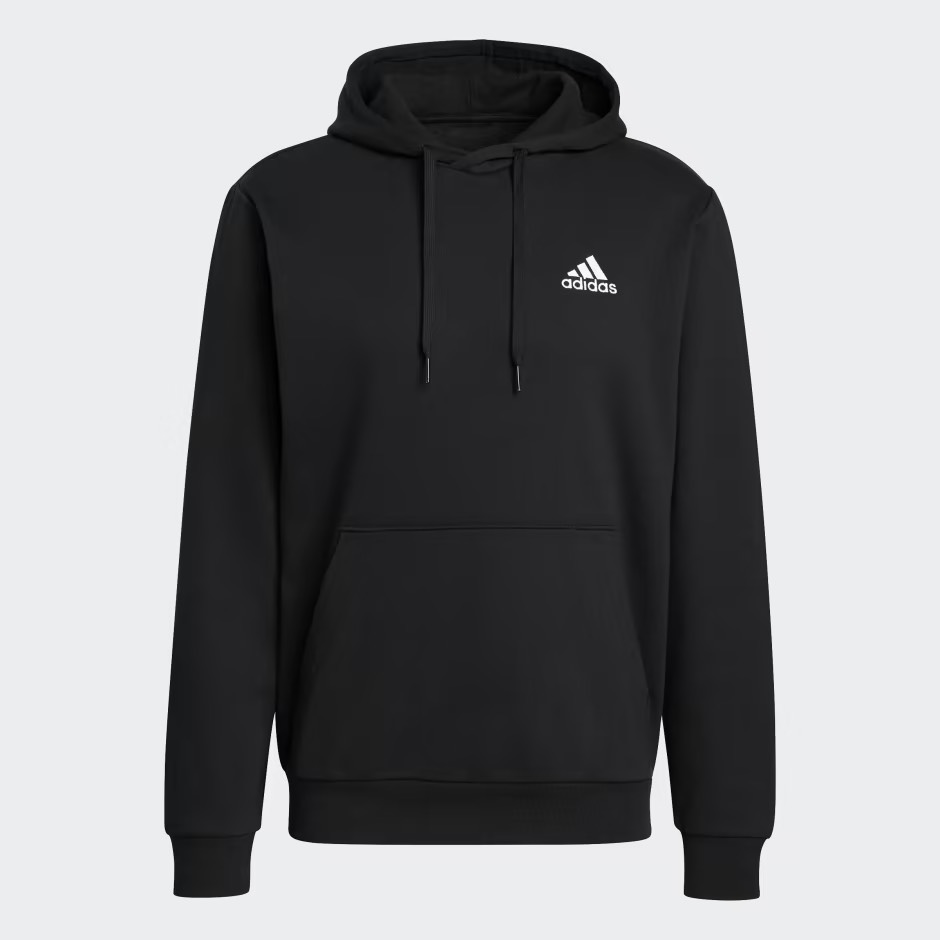 Áo Hoodie adidas Men's FeelCozy Essentials Fleece Hoodie Black GV5294