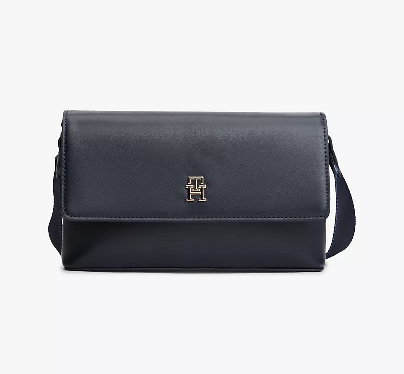 Túi Tommy Hilfiger Women's Imlatam Solid PU Flap Crossbody Bag Navy AW18321 400