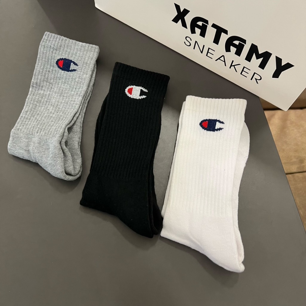 Vớ Champion High Crew Logo 1 Pair
