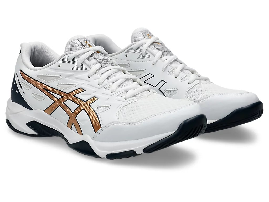 ASICS GEL-ROCKET 11 White Pure Gold 1071A091 103