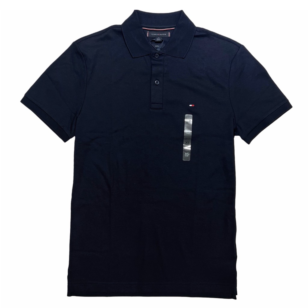 Áo Polo Tommy Hilfiger Regular Fit Cotton Navy MW35585 401a