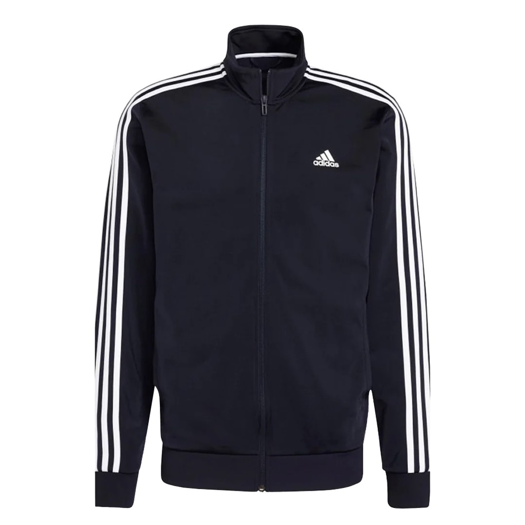 Áo adidas Nam Essentials Warm-Up 3-Stripes Track Jacket Legend Ink H46100