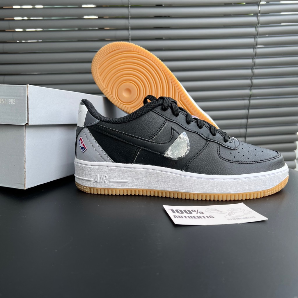 Nike Air Force 1 Black/Wolf Grey NBA CT3842 001