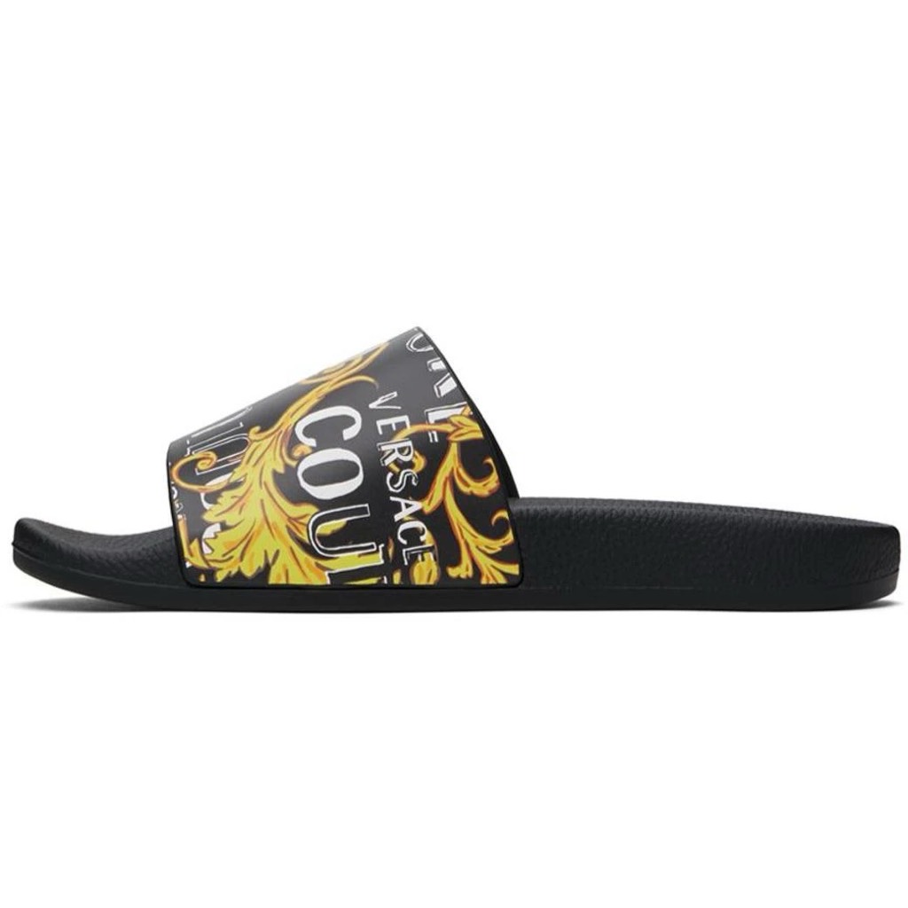 Dép Versace Jeans Couture Gummy Logo Couture EZS631 EG89