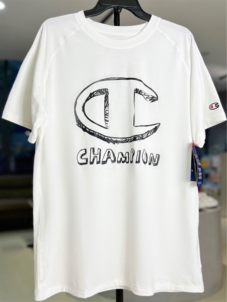 Áo Champion White Graphic City Sport