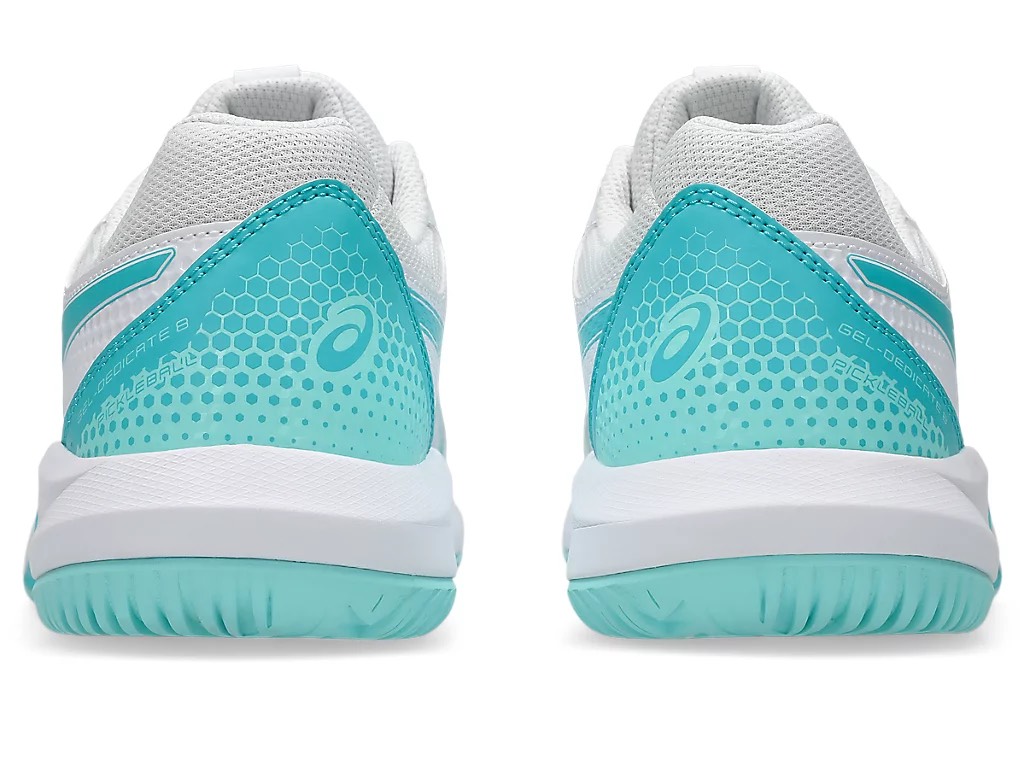 ASICS GEL-DEDICATE 8 Pickleball White Energy Aqua 1042A236 102