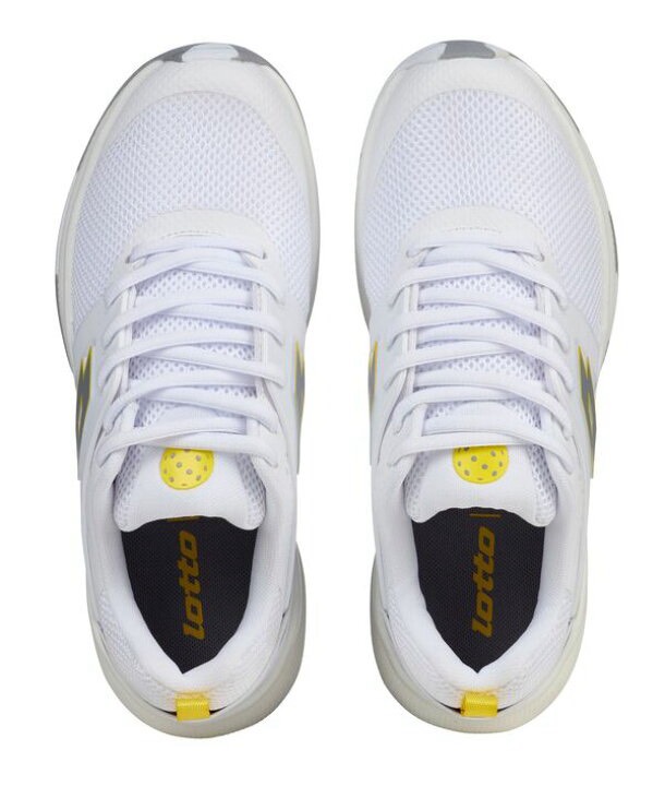 Lotto W Pickleball Pronto 400 White Yellow LOTTO24WPB1