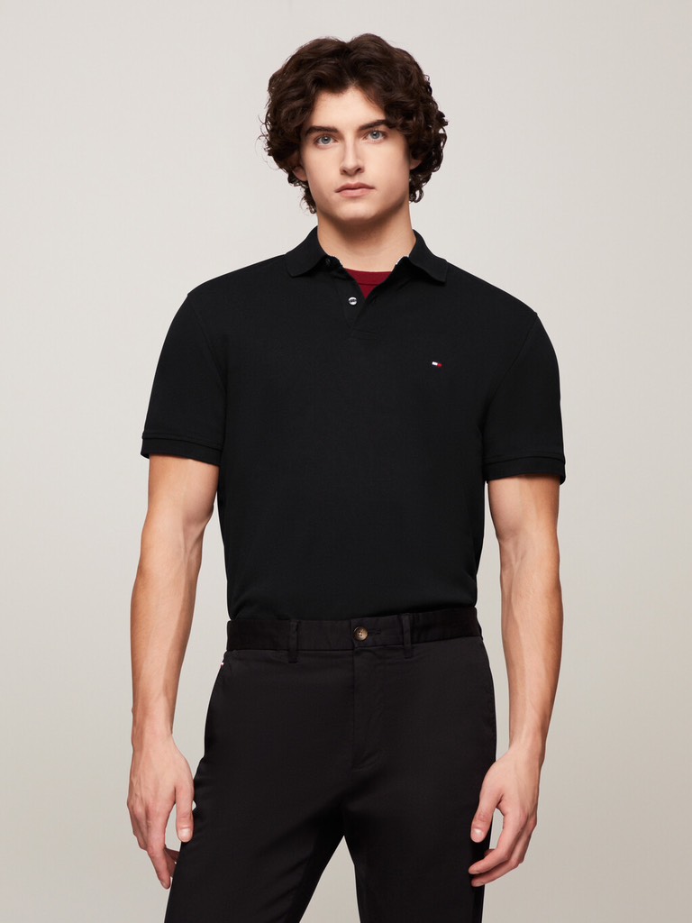 Áo Polo Tommy Hilfiger 1985 Collection Regular Fit Black MW26881 001