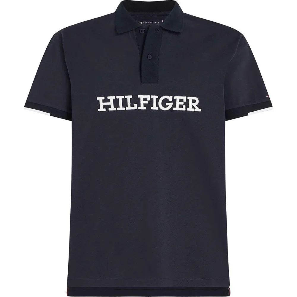 Áo Polo Tommy Hilfiger Regular Fit Embroidered Monotype Navy 78JA892 410