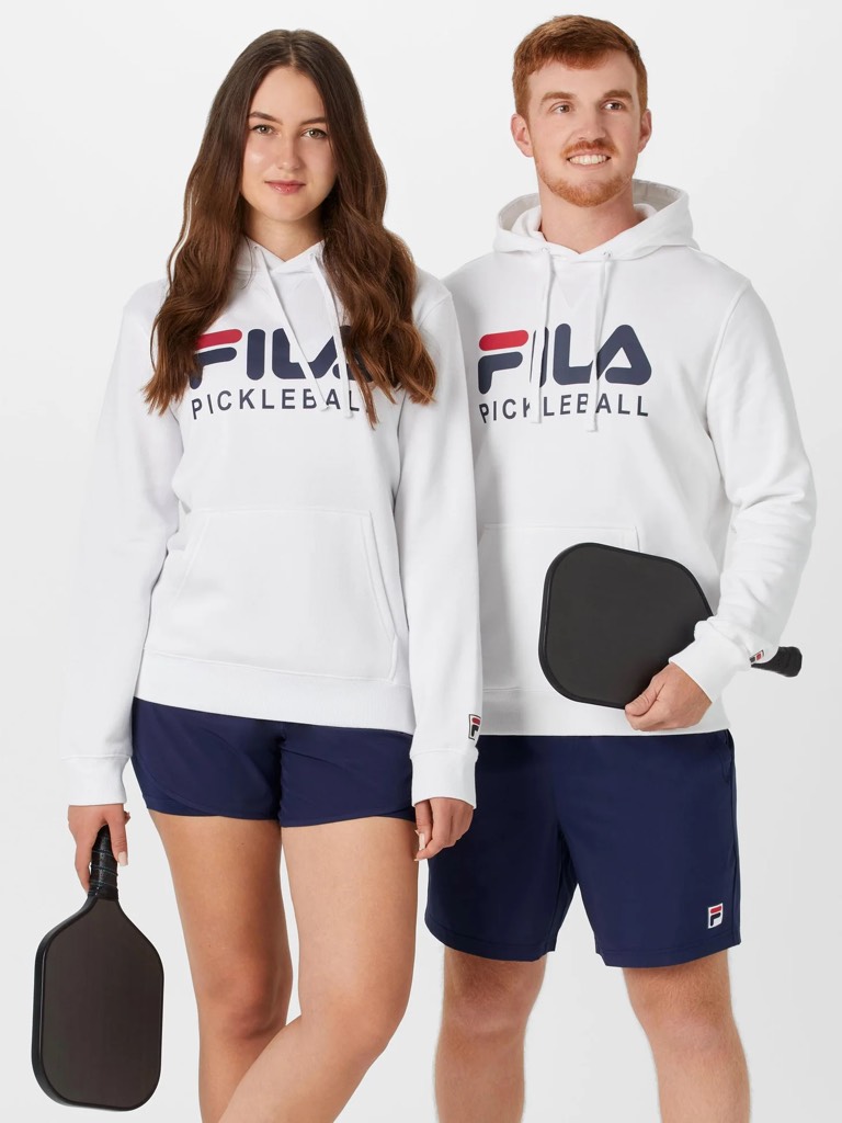 Áo Hoodile Fila Pickleball White TU31D646 100