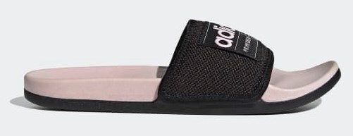 dép Adilette Comfort BLack Pink FZ1700
