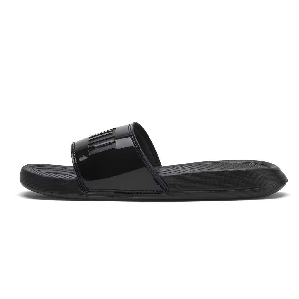 Dép Puma Popcat Patent Black 370697 01