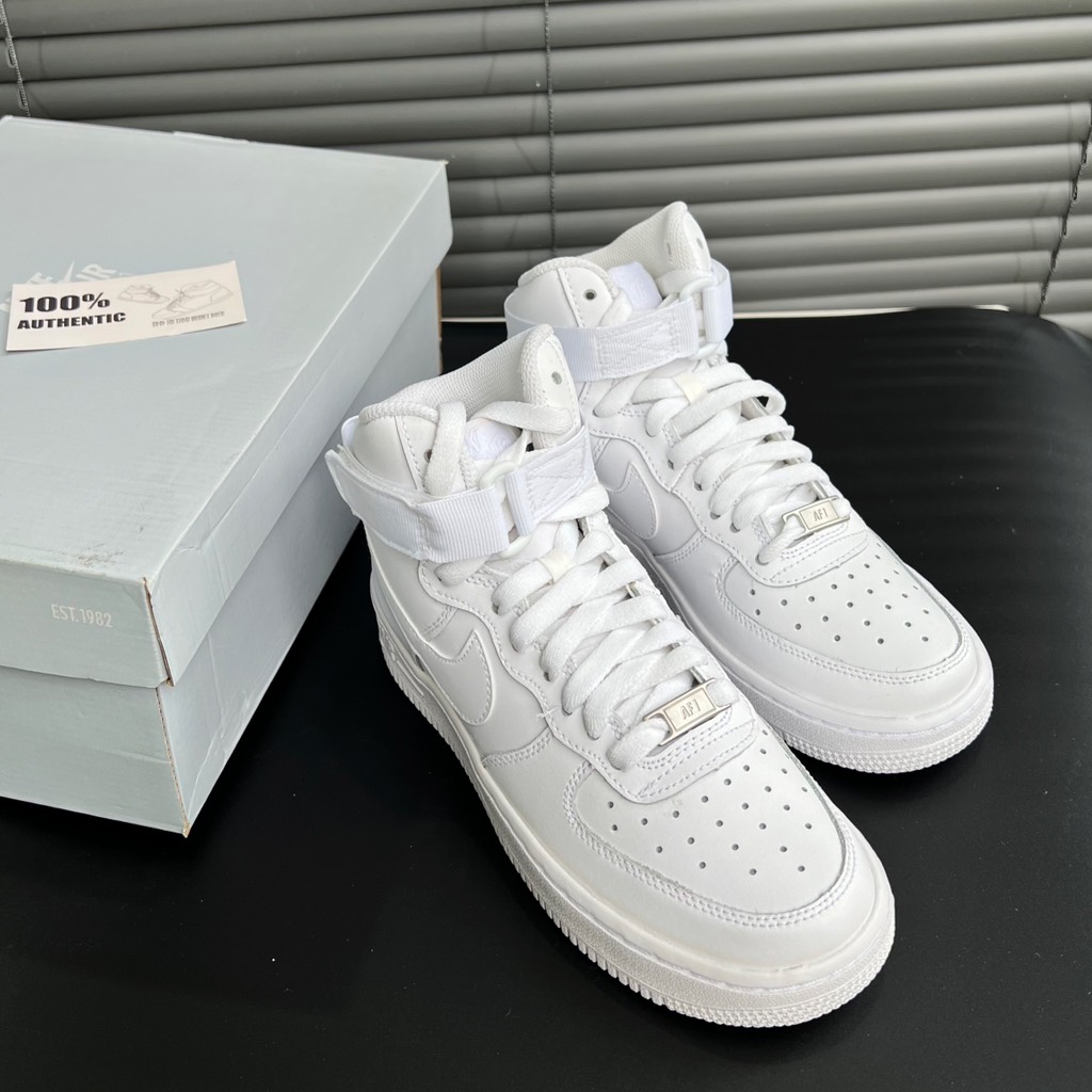 Nike Air Force 1 High All White 653998 100