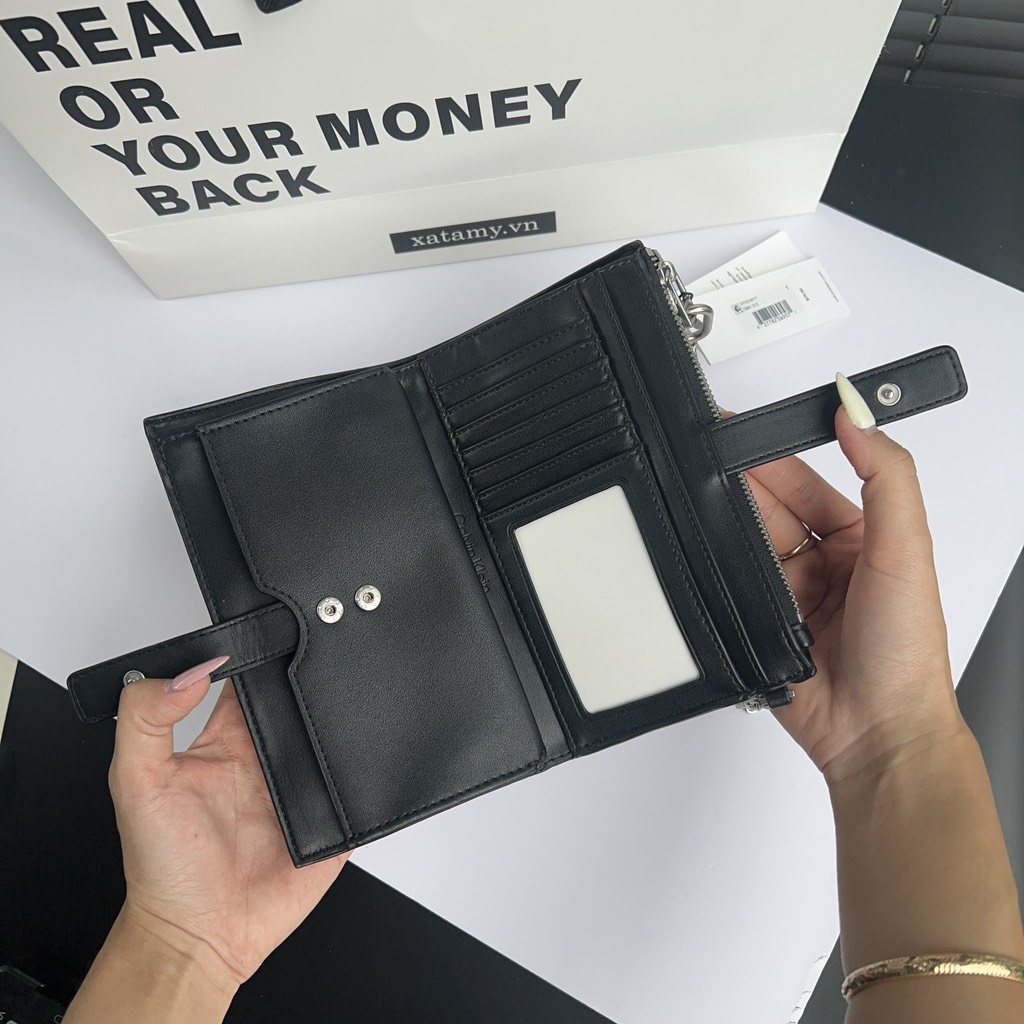 Ví Calvin Klein Elemental Chain Wristlet Black RTCO19777 0941 010