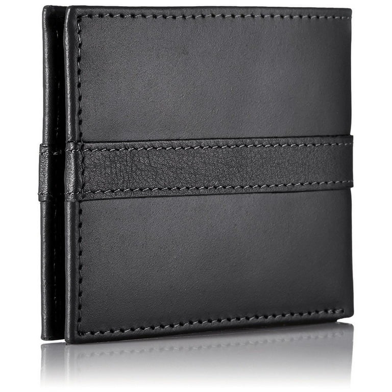Ví Tommy Hilfiger Leather Credit Card Wallet Ranger Bifold Black 31TL22X062