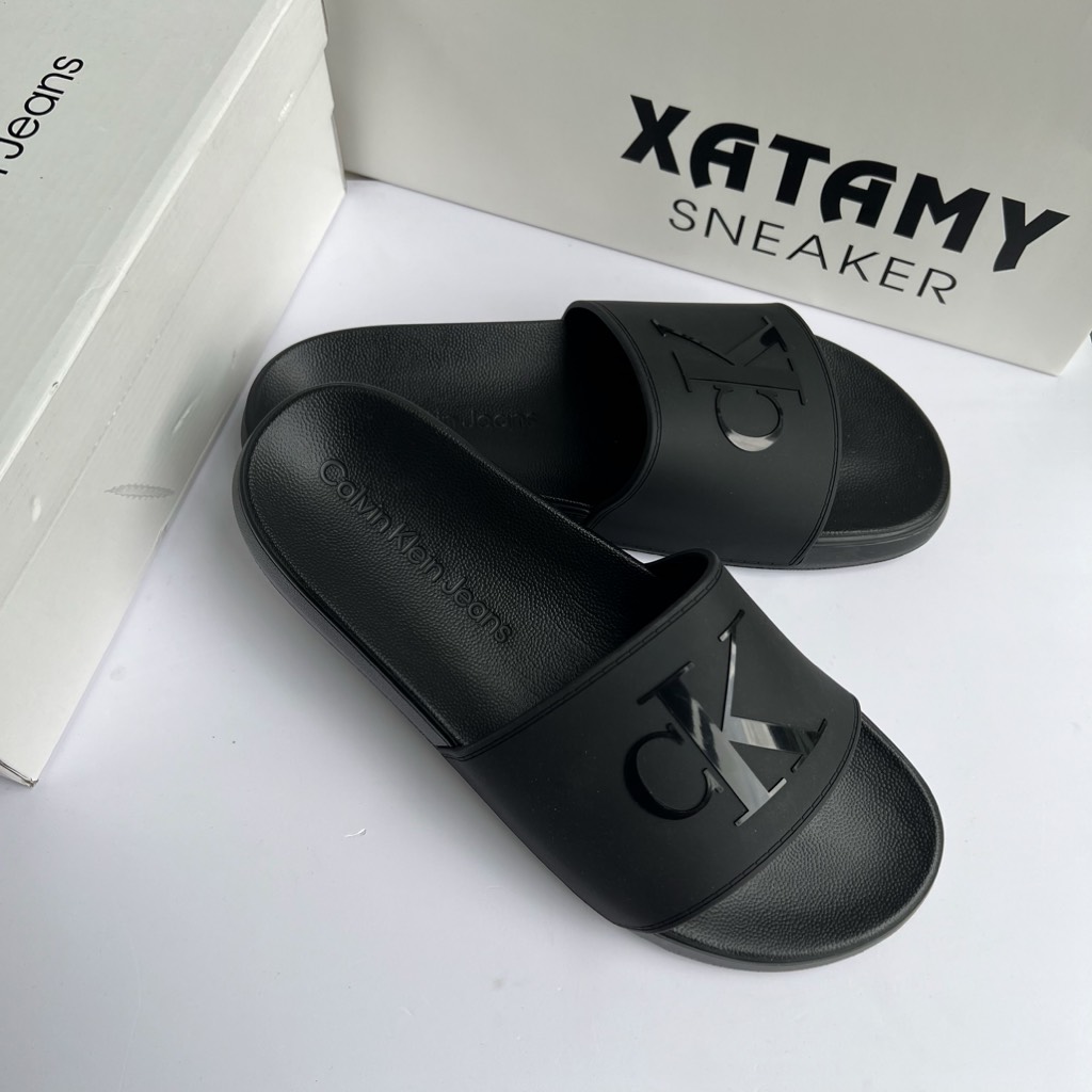 Dép Calvin Klein Winston Black 002
