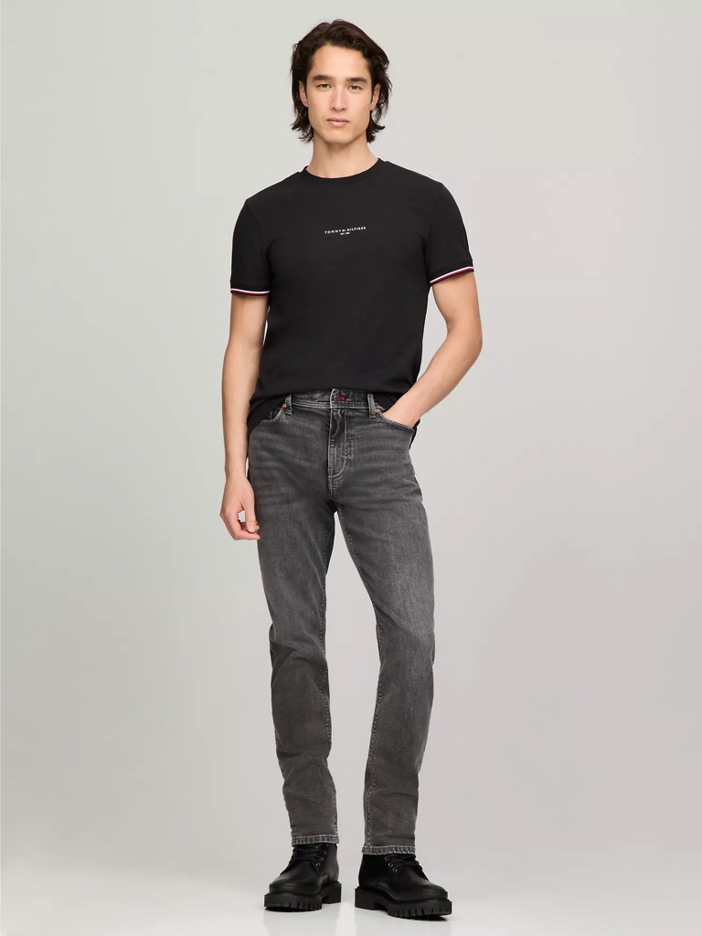 Áo Tommy Hilfiger Regular Fit Logo Tipped Black 78JB258 001