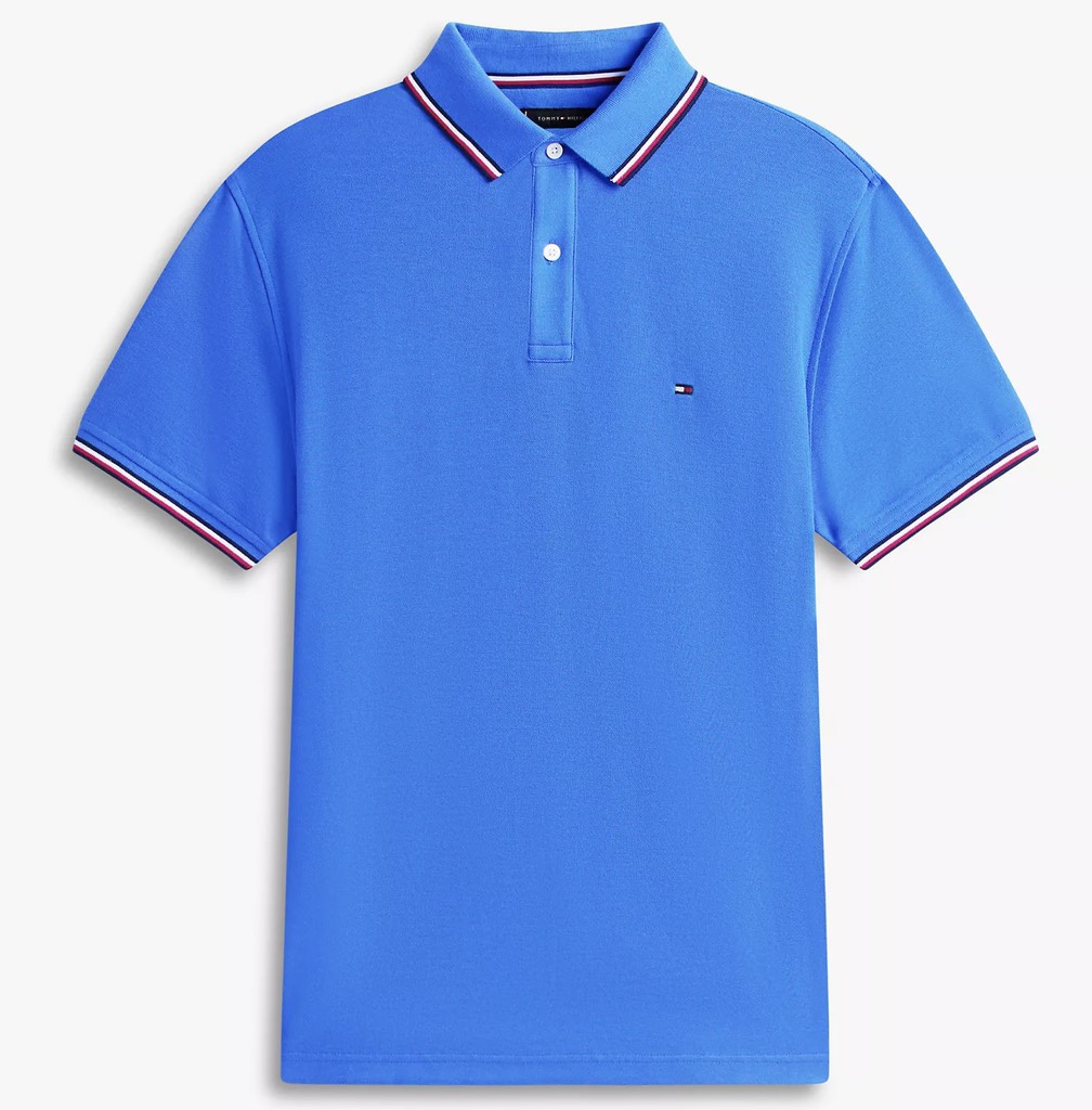 Áo Polo Tommy Hilfiger Regular Fit Wicking In Blue 78J2653 418