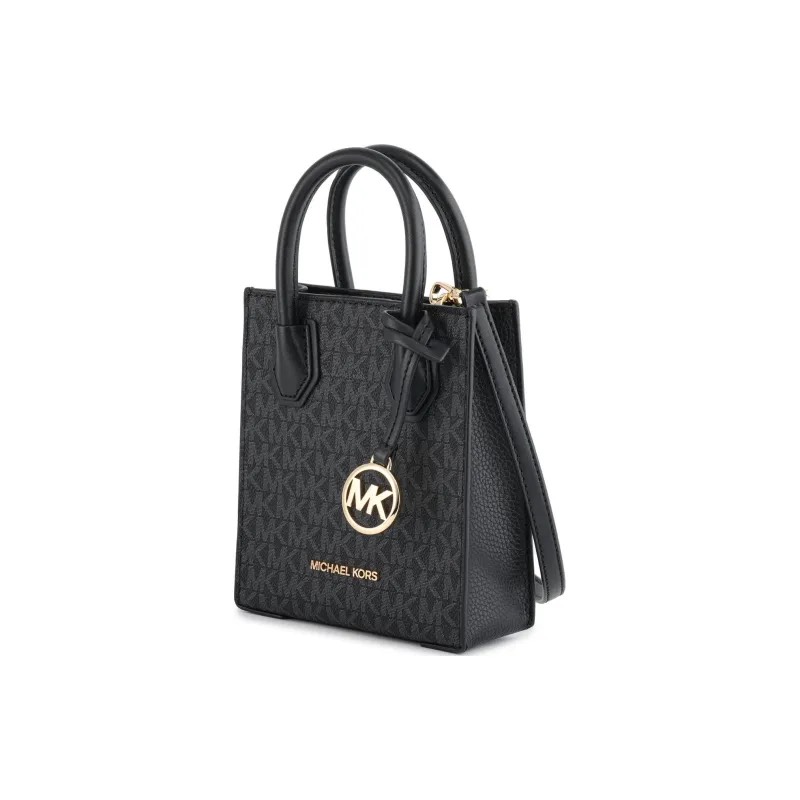 Túi Michael Kors Mercer Extra-Small Logo and Leather Black 35T1GM9C01