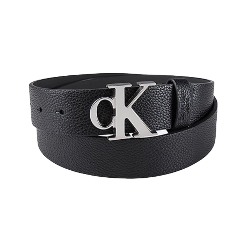 Thắt Lưng Nam Calvin Klein Logo CK Black 4100 1003 010