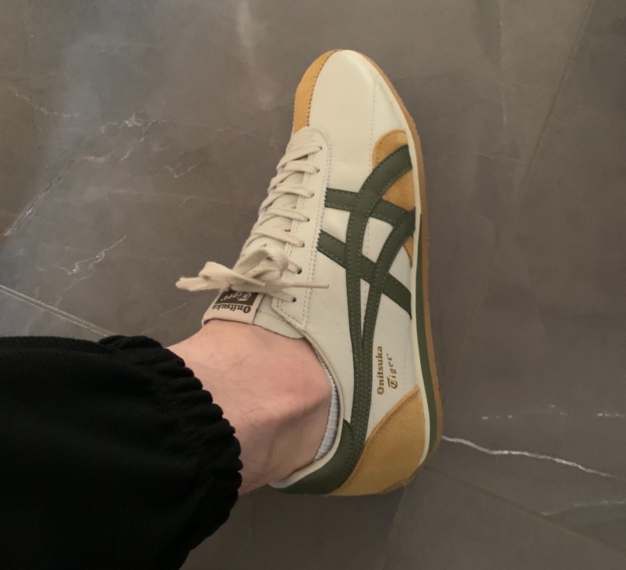 Onitsuka Tiger RUNSPARK Beige Olive Green Mustard Yellow 1183B480 200