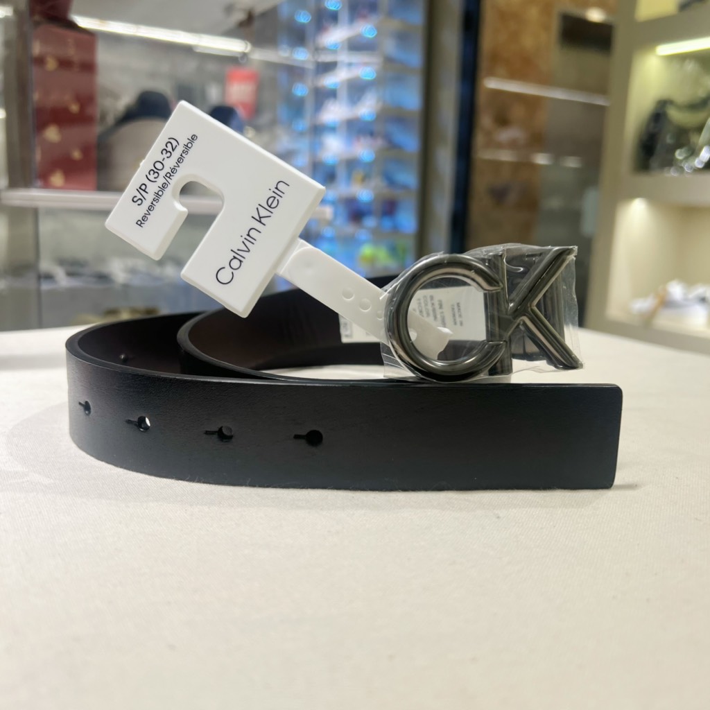 Thắt Lưng Nam Calvin Klein Reversible CK Buckle Belt Black 11CK010040 014