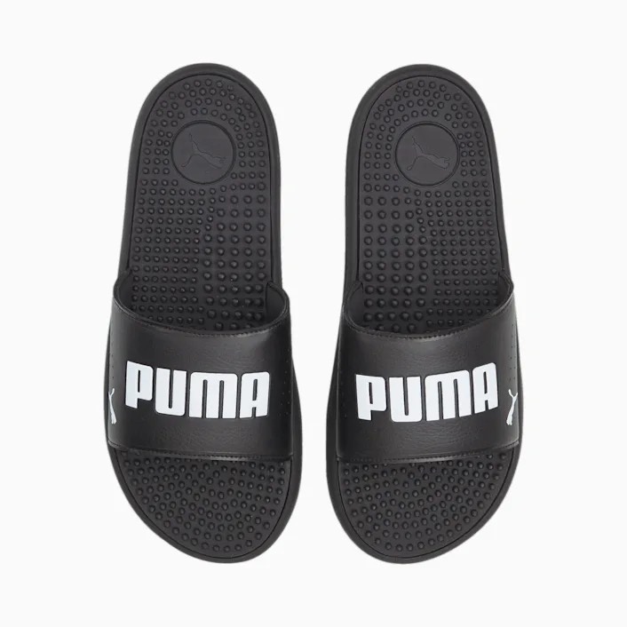 Dép Puma Softride Slide Massage Black White 383062 01