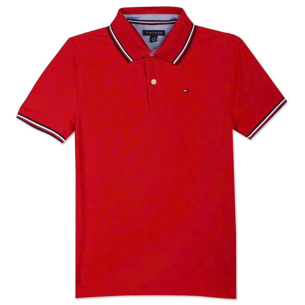 Áo Polo Tommy Hilfiger Custom Fit Winston Solid Wicking Red 78B2300 611