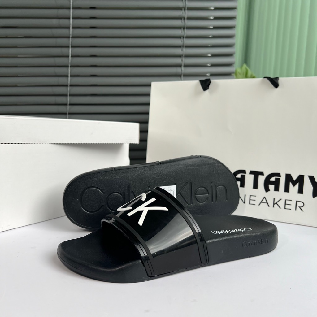Dép Calvin Klein Austin Black SY