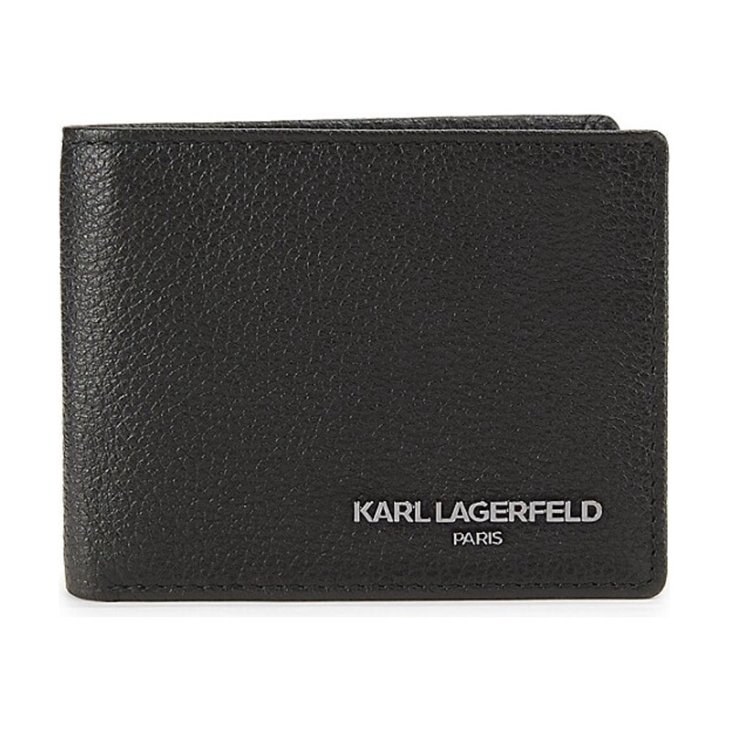 Ví KARL LAGERFELD Black Logo Metal LA5W0023
