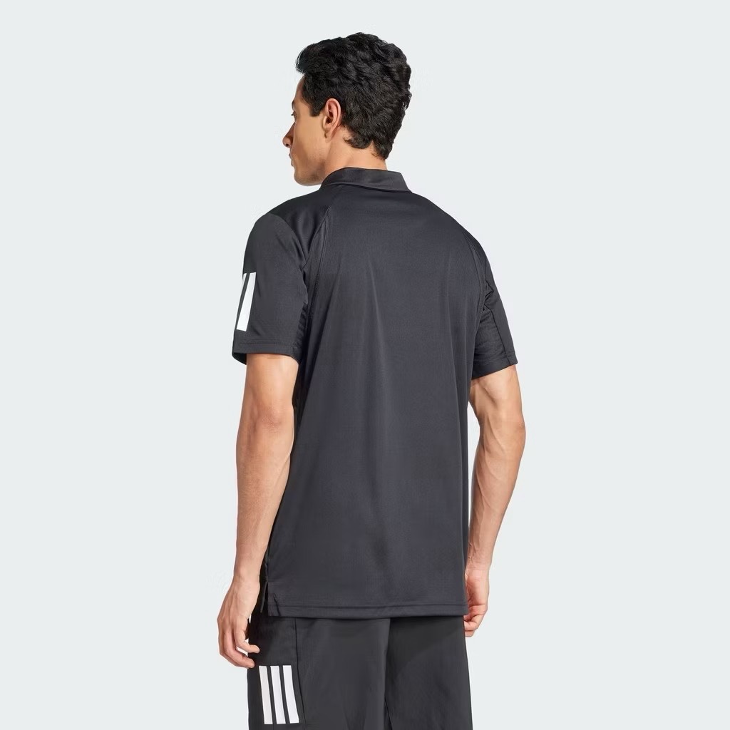 Áo Polo adidas Tennis Club 3STR Black JG0985