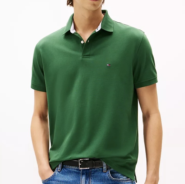 Áo Polo Tommy Hilfiger Regular Fit Stretch Tommy Green 78JA572 312