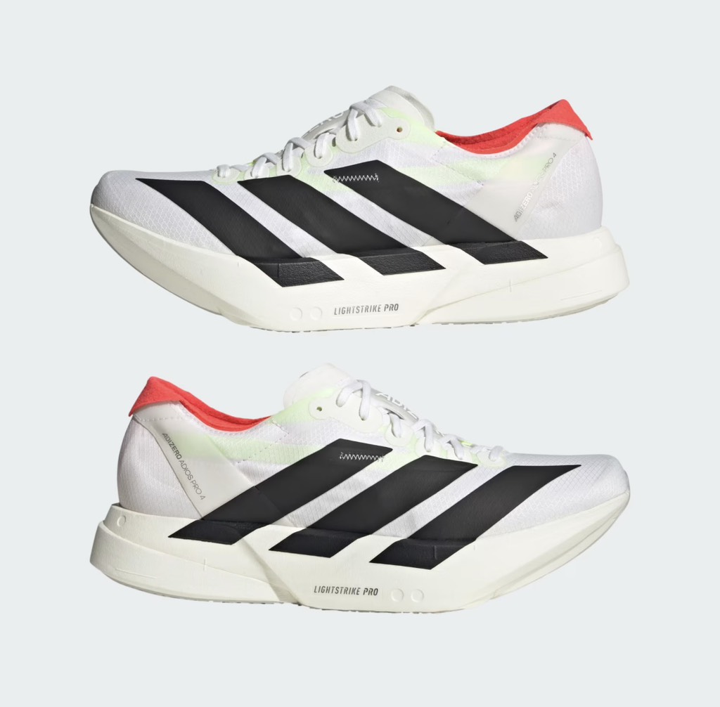 Adizero Adios Pro 4 M 'White Black Red' JR1094