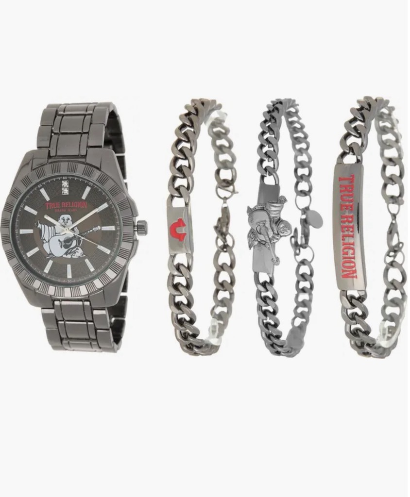 Đồng Hồ True Religion 44.5mm Round Buddh Set Black TRM110