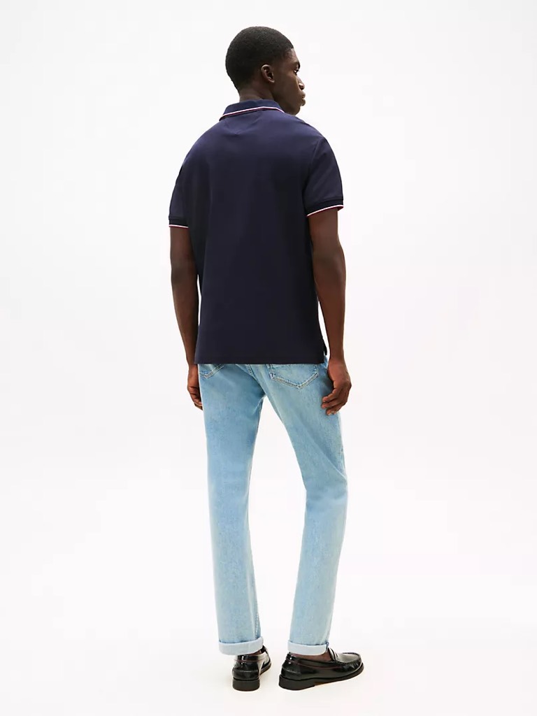 Áo Polo Tommy Hilfiger Classic Fit Pocket Navy MW38457 402