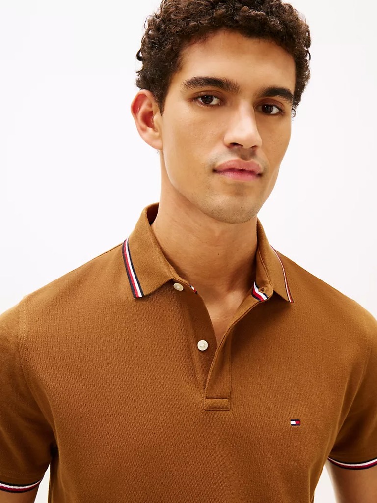 Áo Polo Tommy Hilfiger Regular Fit Wicking In Highland Khaki 78J2653 203