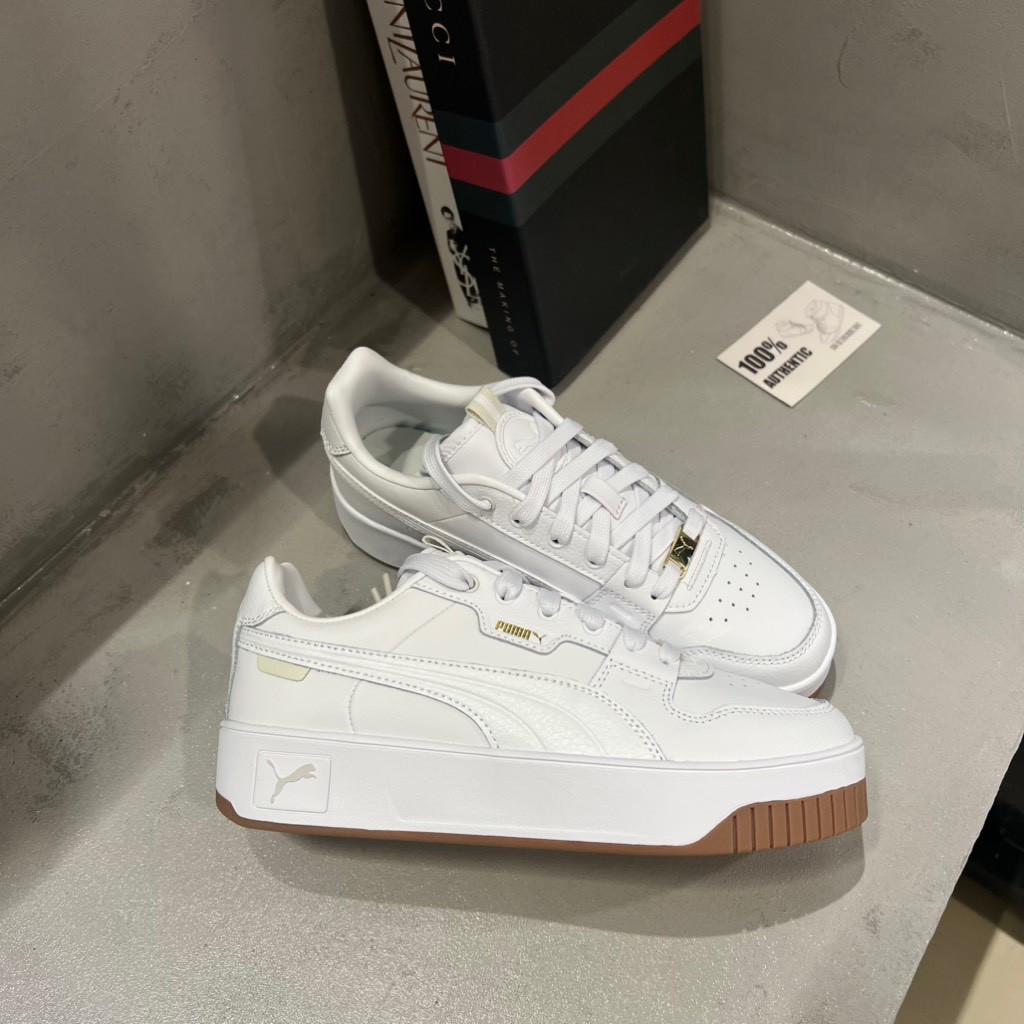 Puma Carina Street Lux White Gold 397487 01