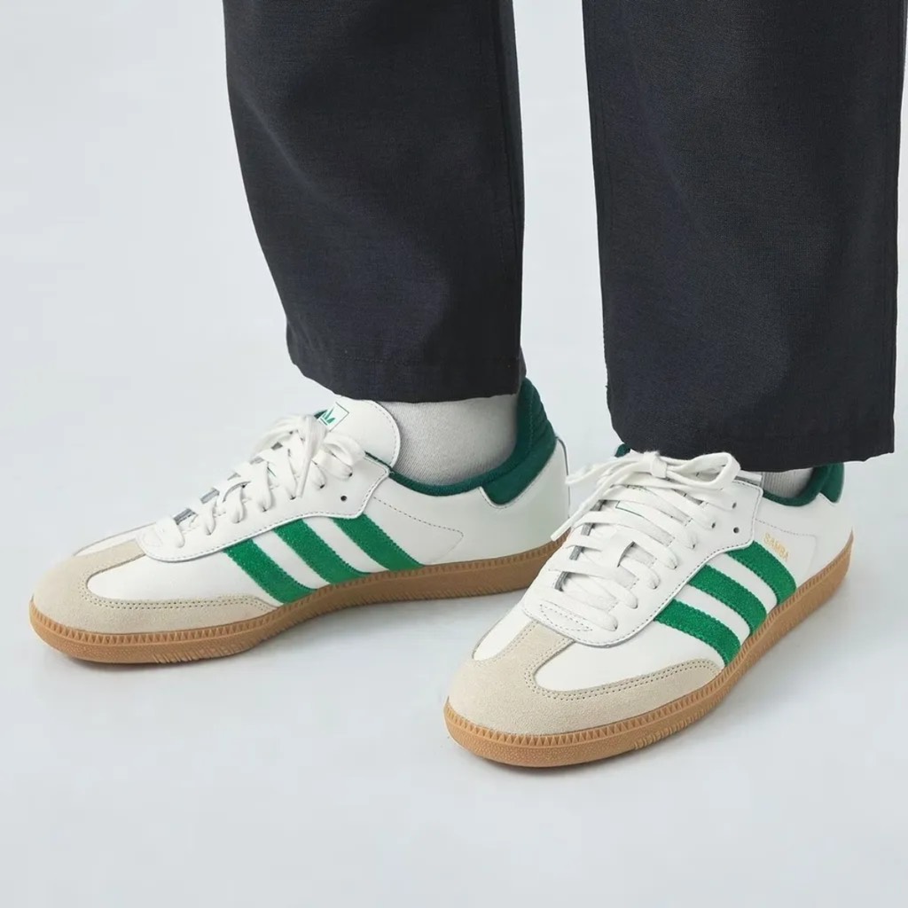 Samba OG White Green JI3202