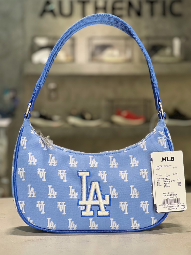 Túi MLB Hobo Monogram Jacquard LA Dodgers 3ABQS012N-07CBL