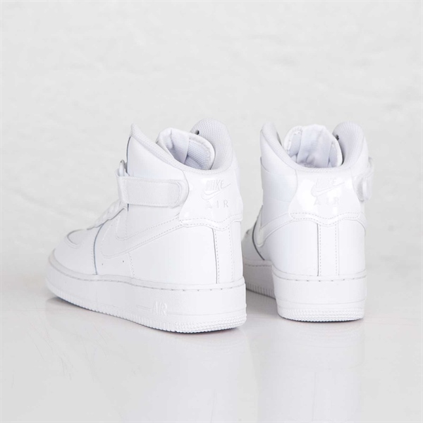 Nike Air Force 1 High All White 653998 100