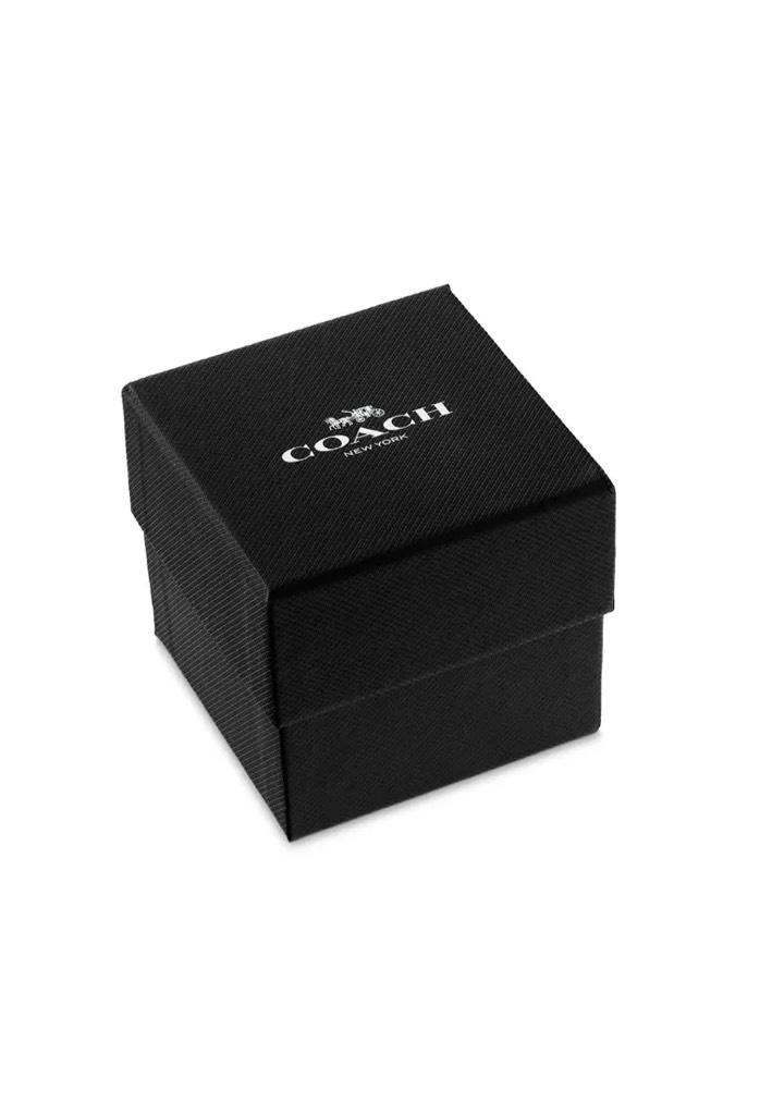 Đồng Hồ COACH 32MM Chelsea Women's Watch Ionic Plated Black Steel Strap Black Dial 14504352