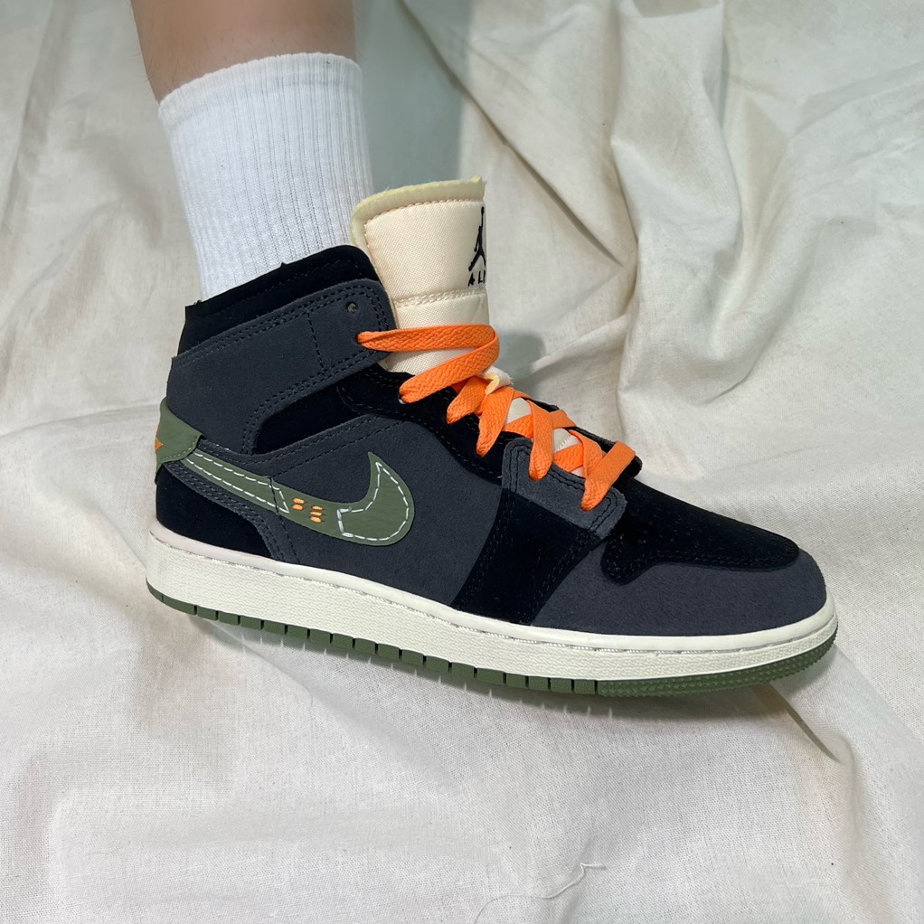 Jordan 1 Mid SE Craft Anthracite Light Olive FD5847 003