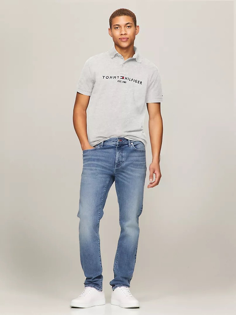 Áo Polo Tommy Hilfiger Regular Fit Embroidered Tommy Graphic Grey 78JB112 030