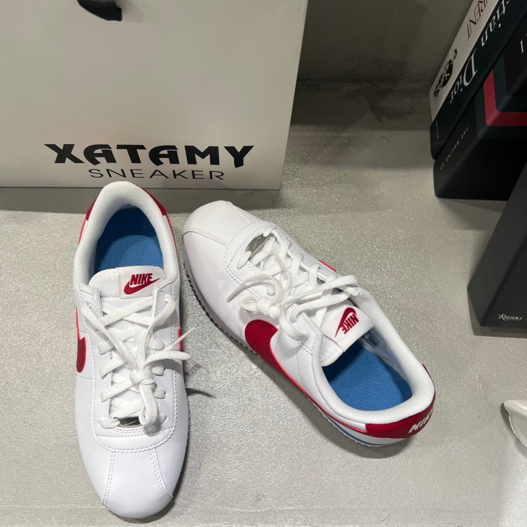 Nike Cortez White Varsity Red Blue DM0950 115