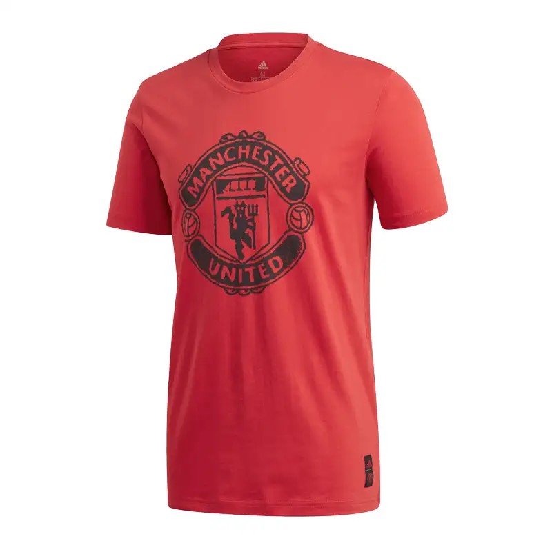 Áo adidas MU FC Graphic Tee Red FR3839