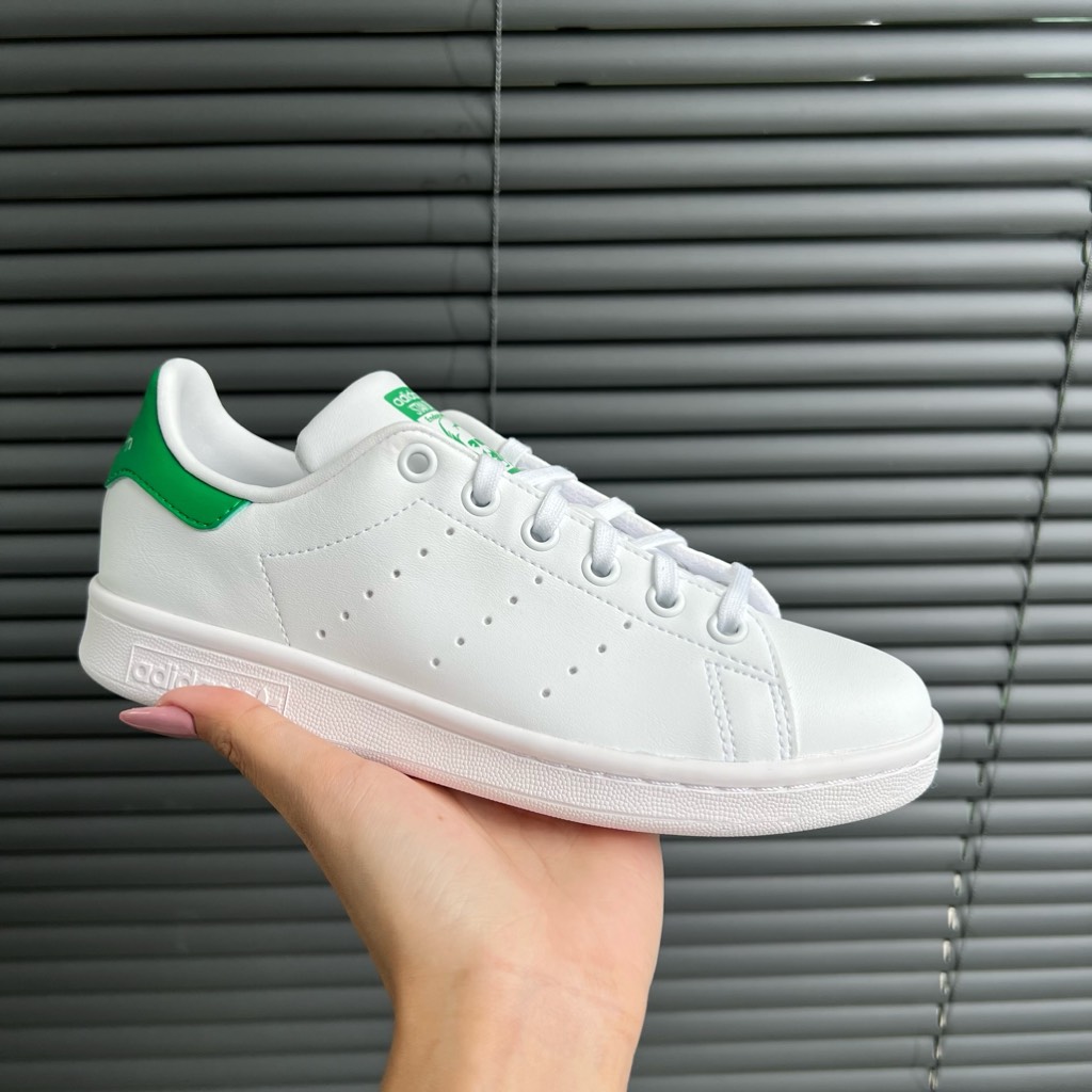 Stan Smith Trắng gót Green