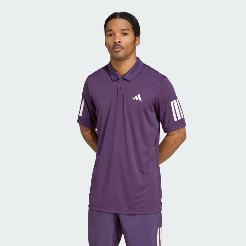 Áo Polo adidas Club 3 Stripe Aurora Plum JY2901