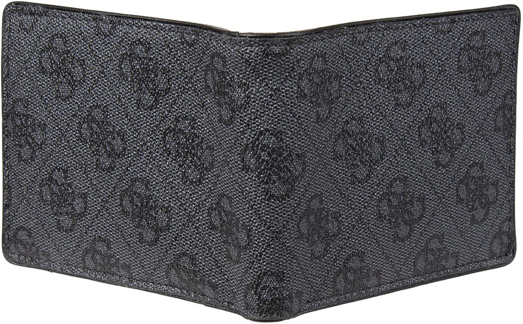 Ví Guess Men’s Trend Fashion Patterned Slim fold Wallet Black 31GU130036 001